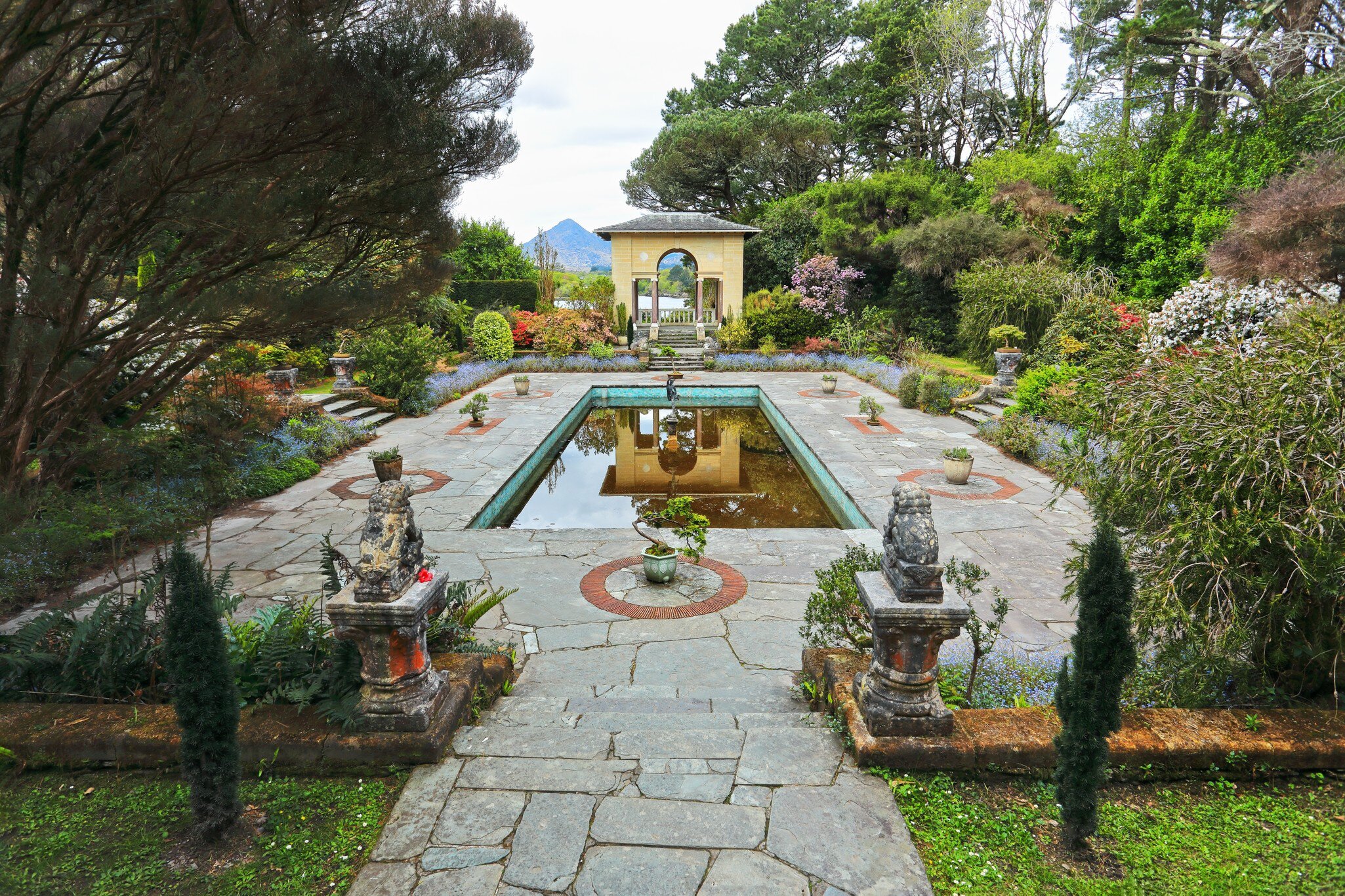 Glengarriff, County Cork, Ireland - May 5, 2024: Italian Garden, Garinish Island, License Type: media, Download Time: 2026-04-08T16:01:59.000Z, User: nic.dhoedt_lonelyplanet, Editorial: true, purchase_order: 56530 - Guidebooks, job: Global Publishing WIP, client: Lonely Planet Best Road Trips Ireland 5, other: Nicolas D'Hoedt