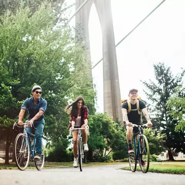 Portland has a strong cycling culture, and bicycles are a great way to get around the city. RyanJLane/Getty Images