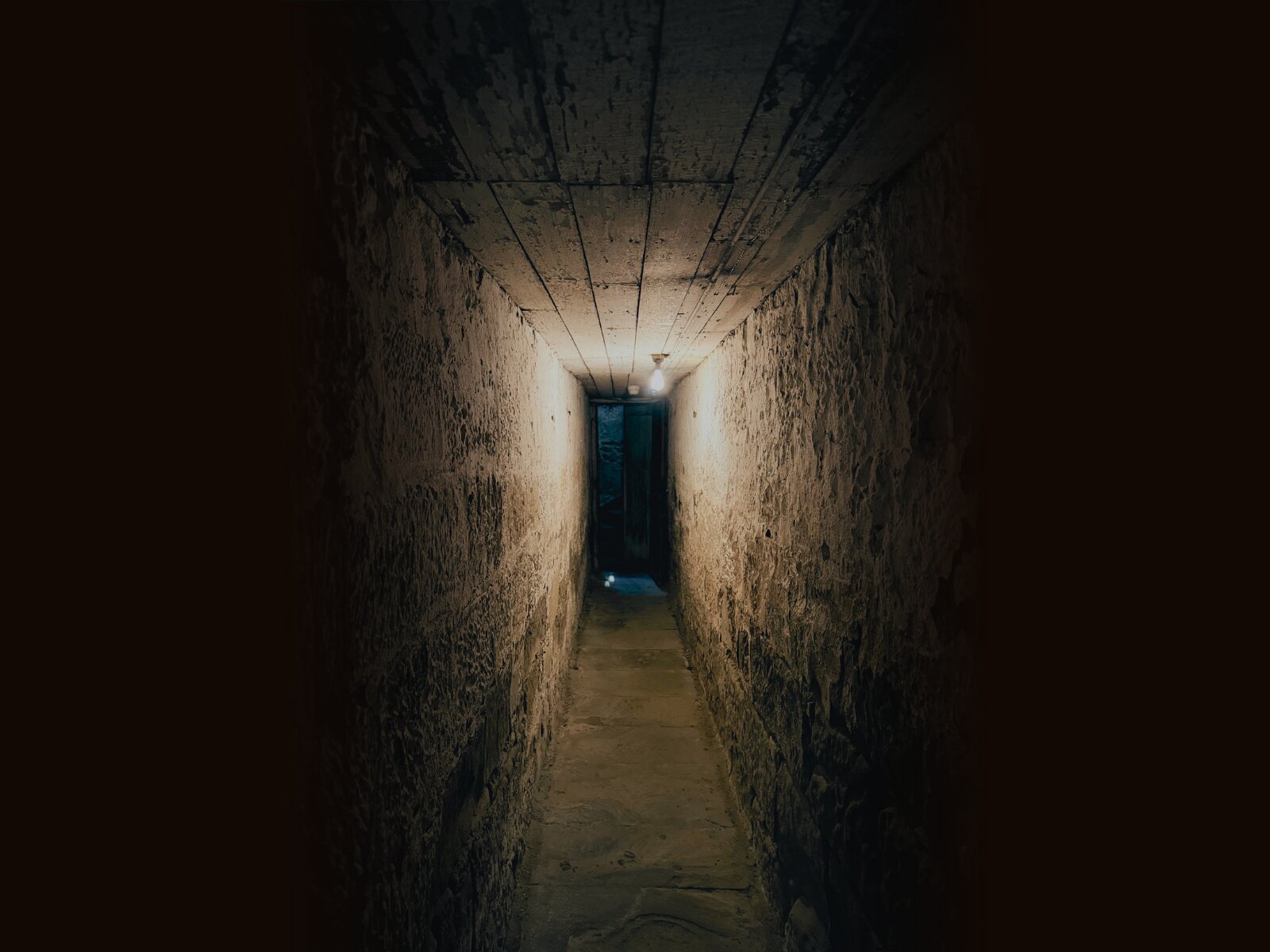The tunnel in Hobart Convict Penitentiary in Tasmania, Australia. 