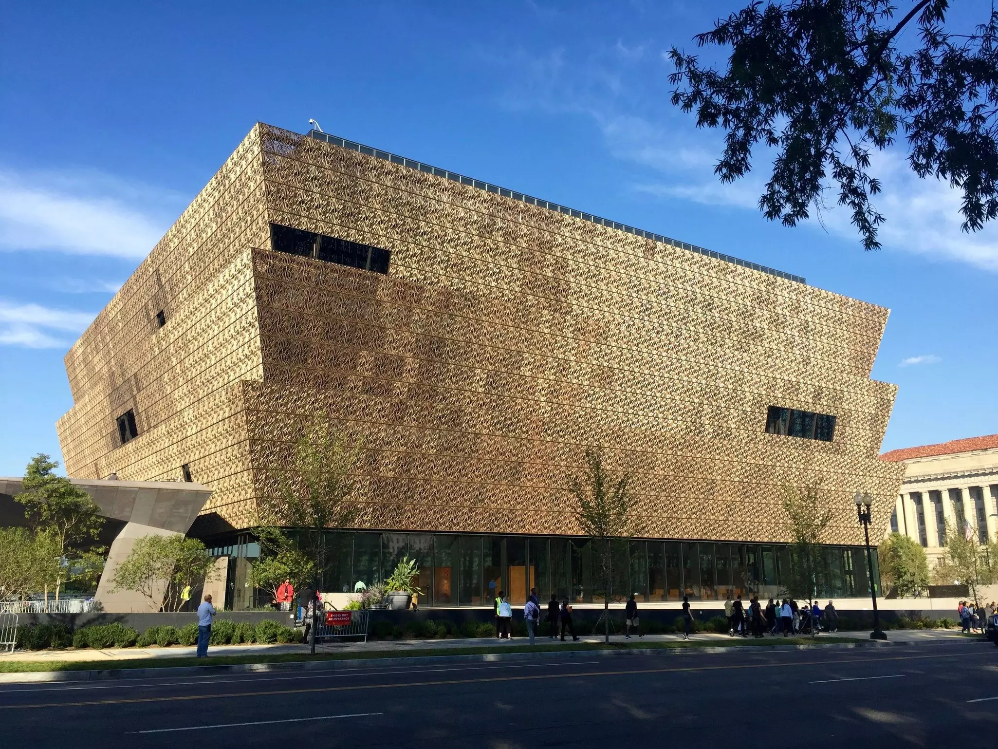 National Museum of African American History and Culture, facade