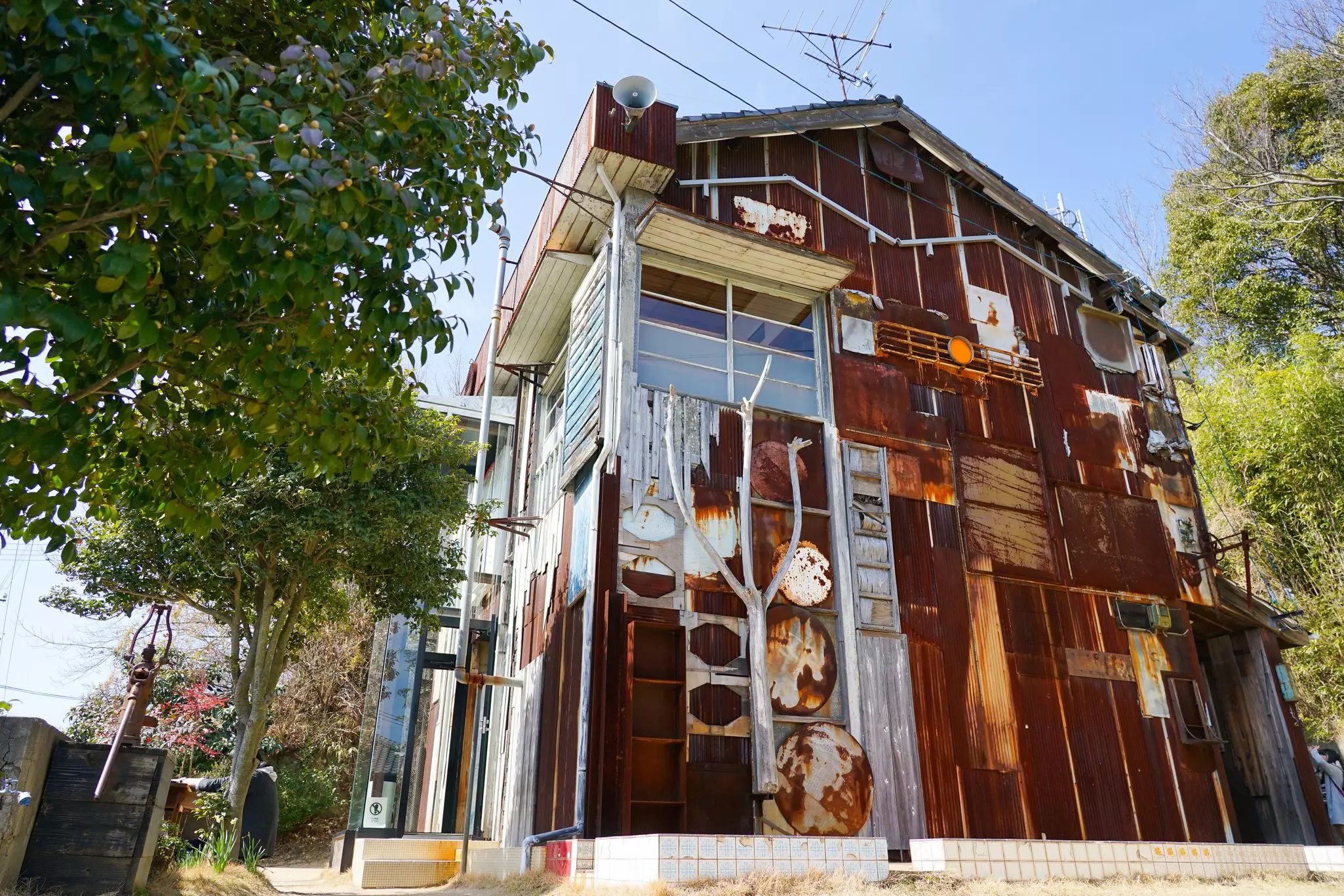 The Haisha building, part of the Art House Project on Naoshima Island