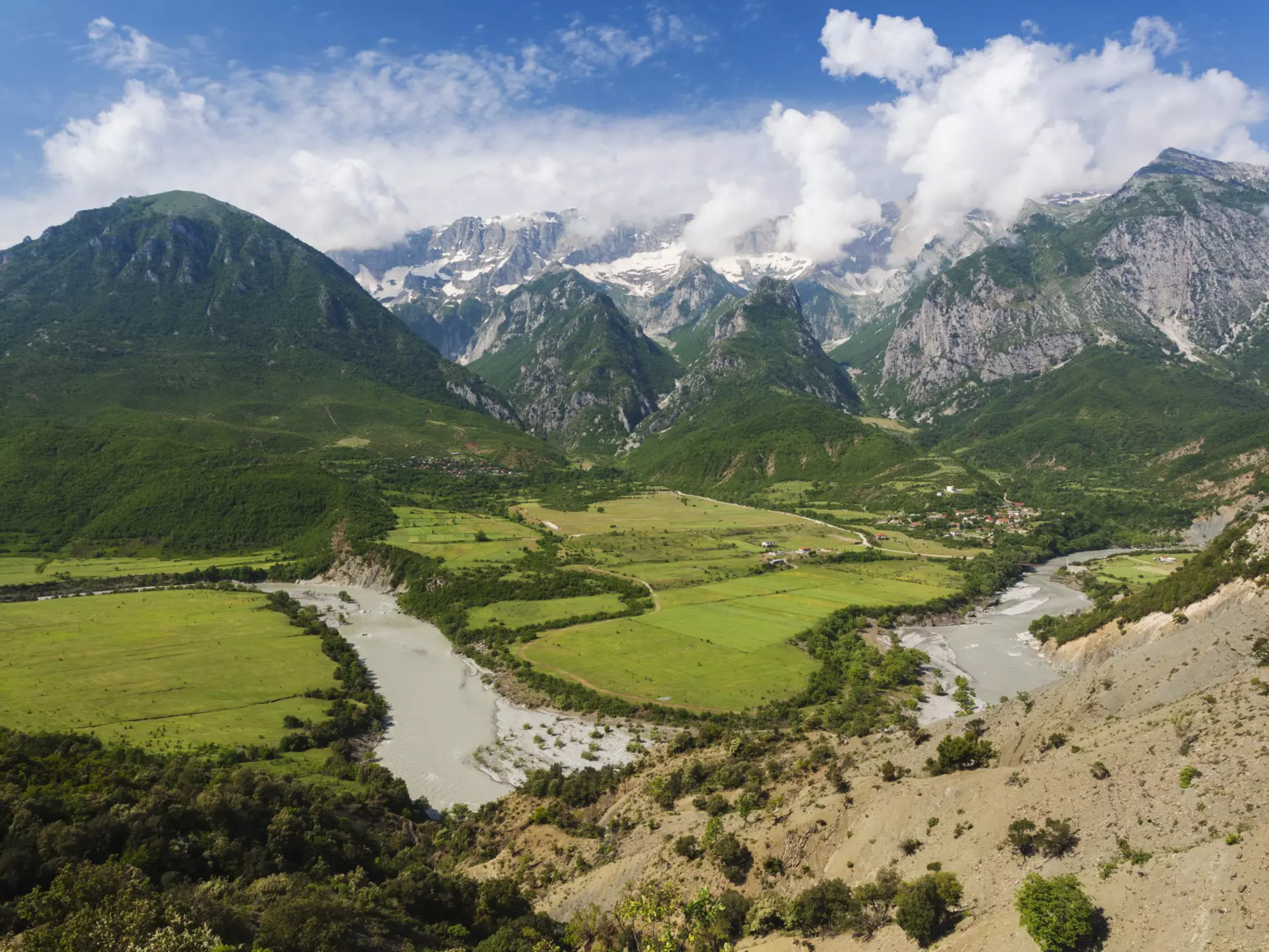 The magnificent Vjosa River in Albania has recently been designated a national park © Walter Bibikow / Getty Images