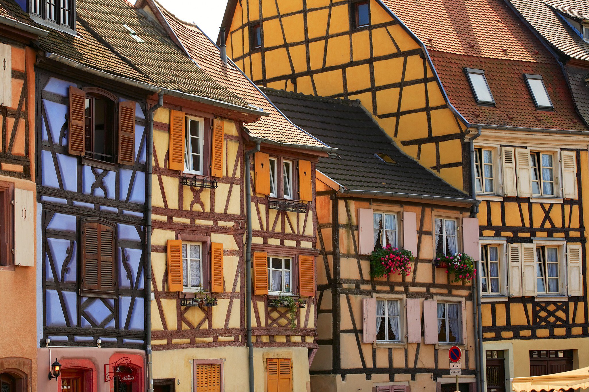 City center Of Colmar, Alsace, France