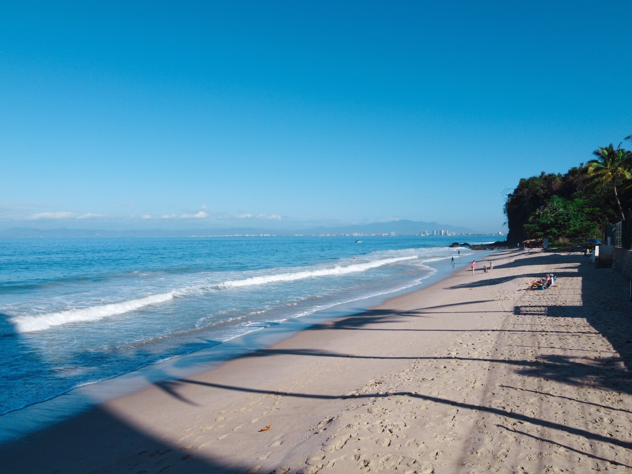 View of Playa Palmares in Puerto Vallarta, Mexico.