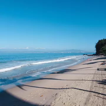 View of Playa Palmares in Puerto Vallarta, Mexico.