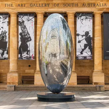 Adelaide, Australia - September 2, 2019:  The Art Gallery of South Australia viewed from North Terrace in Adelaide CBD on a day, License Type: media, Download Time: 2026-04-24T13:38:07.000Z, User: LP_NZhan, Editorial: true, purchase_order: 65050 - Digital Destinations and Articles, job: App content, client: Lonely Planet App, other: Nadine Zhan
