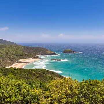 The South Pacific Ocean Coast in New South Wales, Australia. Maximiliane Wagner/Shutterstock