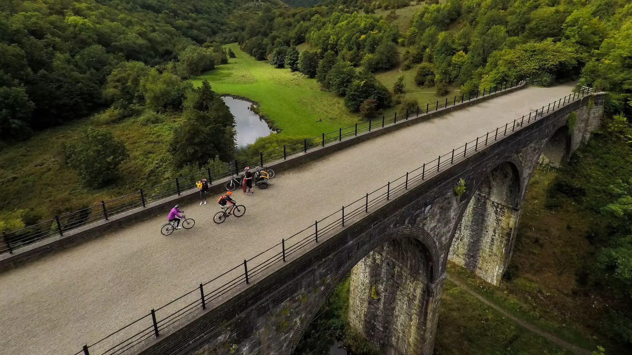 Ride or walk along the Monsal Trail, a former railway turned into a cycle path. Jonny Essex/Shutterstock