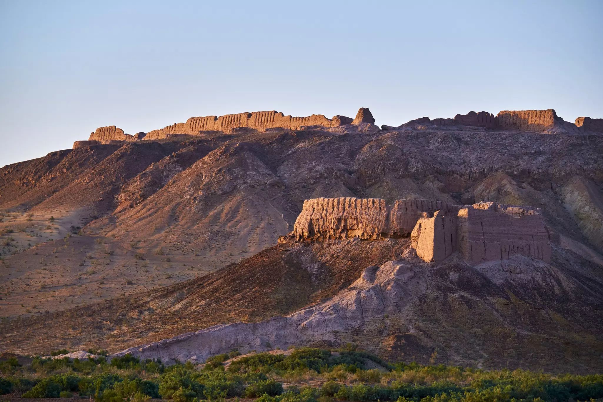 The autonomous region of Karakalpakstan is home to desert forts such as Ayaz-Qala © Tuul & Bruno Morandi / Getty Images