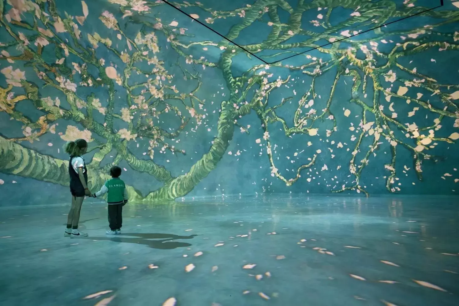 Almond Blossom from The World Around Us gallery in the Frameless Immersive Art Experience
