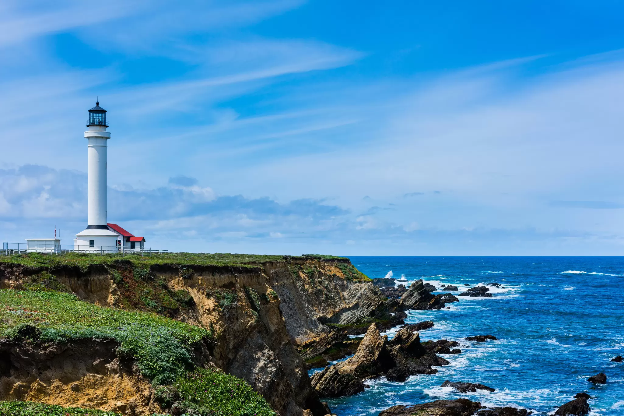 Point Arena Lighthouse in California.