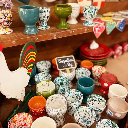 Pottery at Le Tetras in Annecy, France