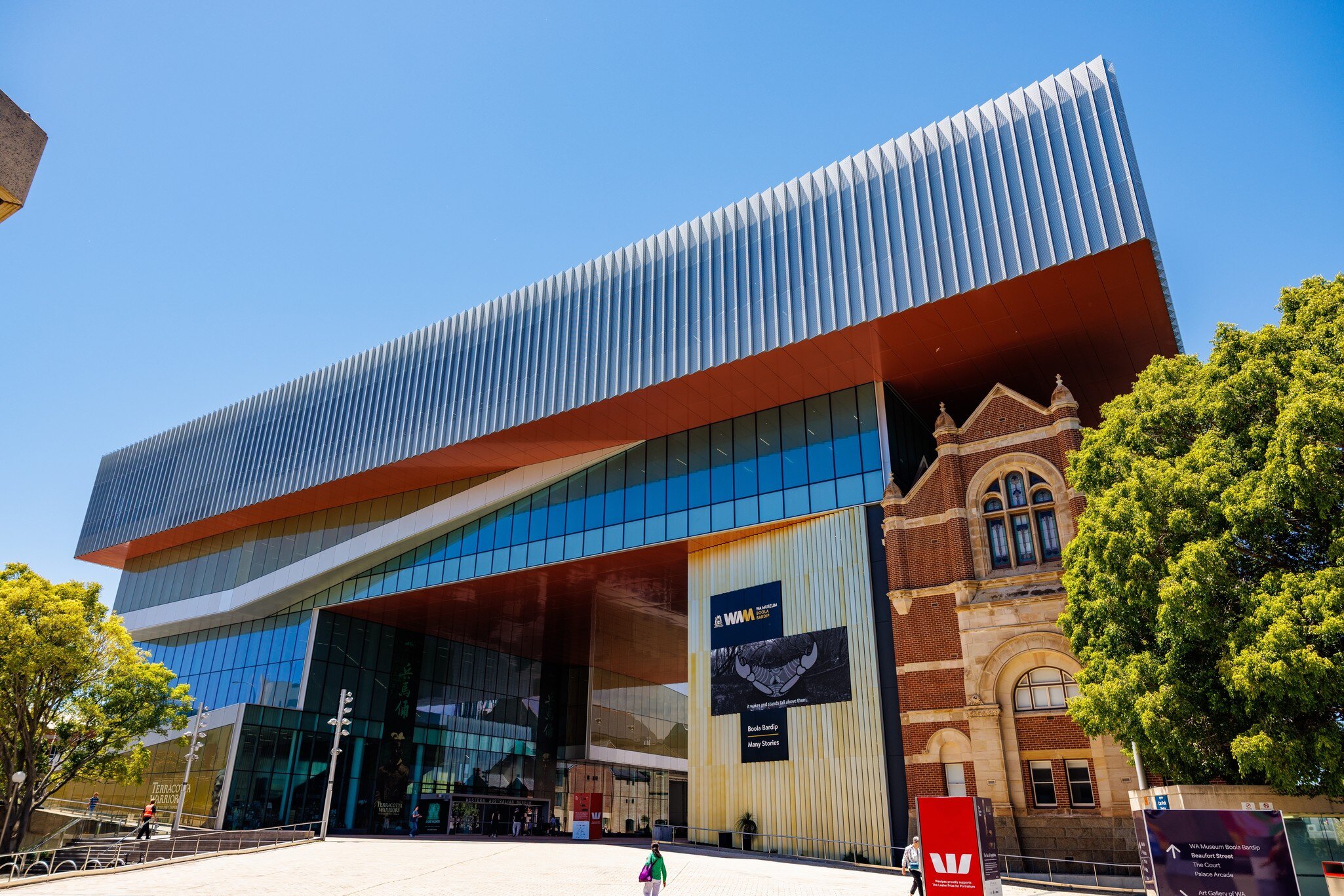 Perth, Australia - 11.2.2025: WA Museum Boola Bardip is a museum in Perth, Western Australia, that features interactive exhibits on the state's history, culture, and biodiversity., License Type: media, Download Time: 2026-04-23T18:16:51.000Z, User: LP_NZhan, Editorial: true, purchase_order: 65050 - Digital Destinations and Articles, job: App Content, client: Lonely Planet App, other: Nadine Zhan