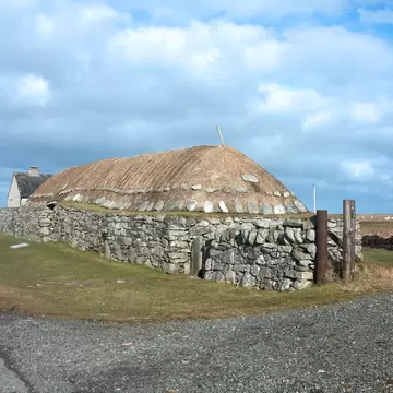 Arnol Black House restored thatched old cottage Isle of Lewis; Shutterstock ID 49442545; Your name (First / Last): Josh Vogel; Project no. or GL code: 56530; Network activity no. or Cost Centre: Online-Design; Product or Project: 65050/7529/Josh V...