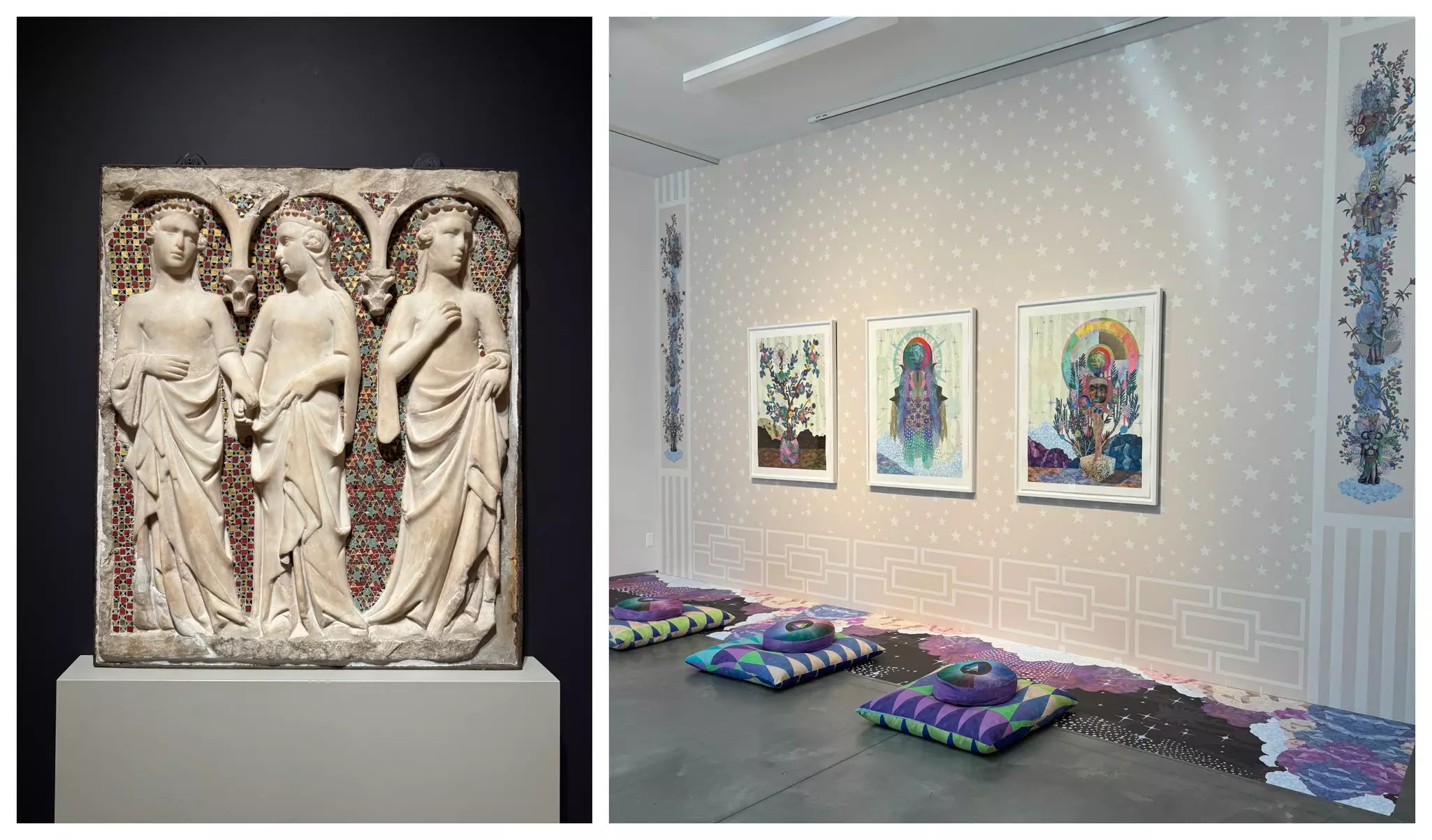 From left: Yale University Art Gallery; the ever-changing gallery at NXTHVN © Laura Motta