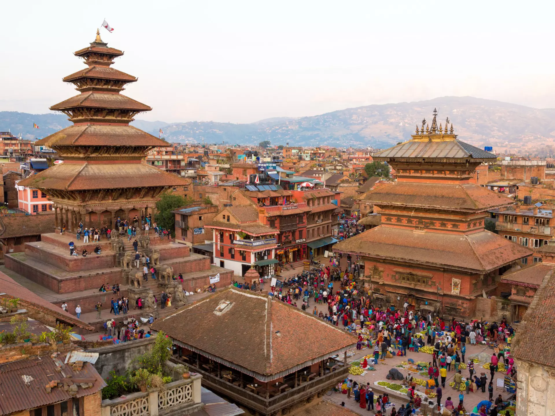 Bhaktapur Durbar Square in Bhaktapur, Nepal. Sammy L/Shutterstock