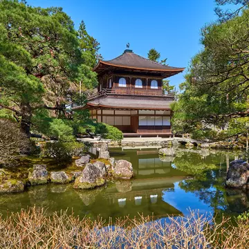 Lake of Ginkaku-ji temple in Kyoto. mjols84/Shutterstock