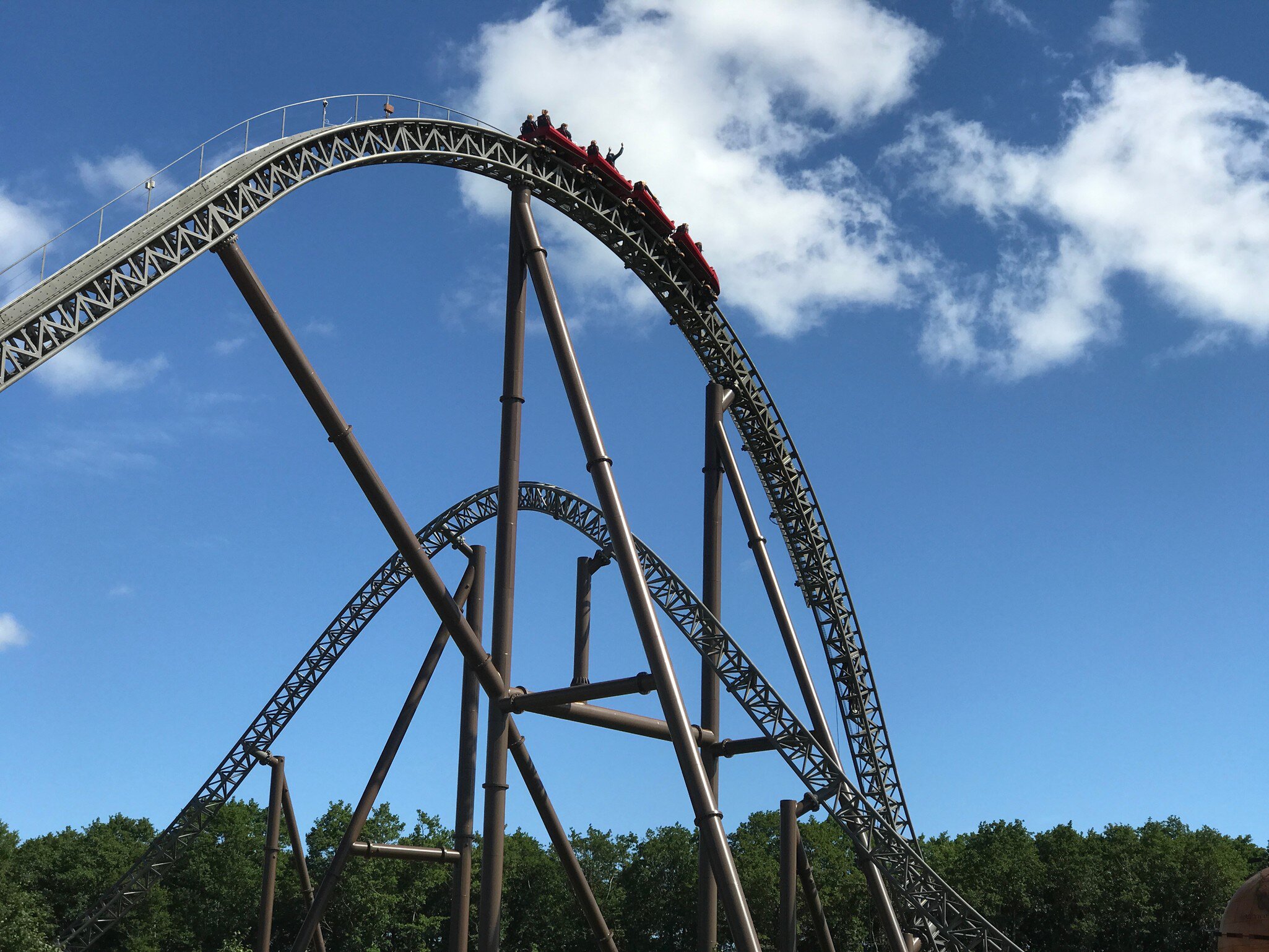 Rollercoaster in Djurs Sommerland, Denmark.