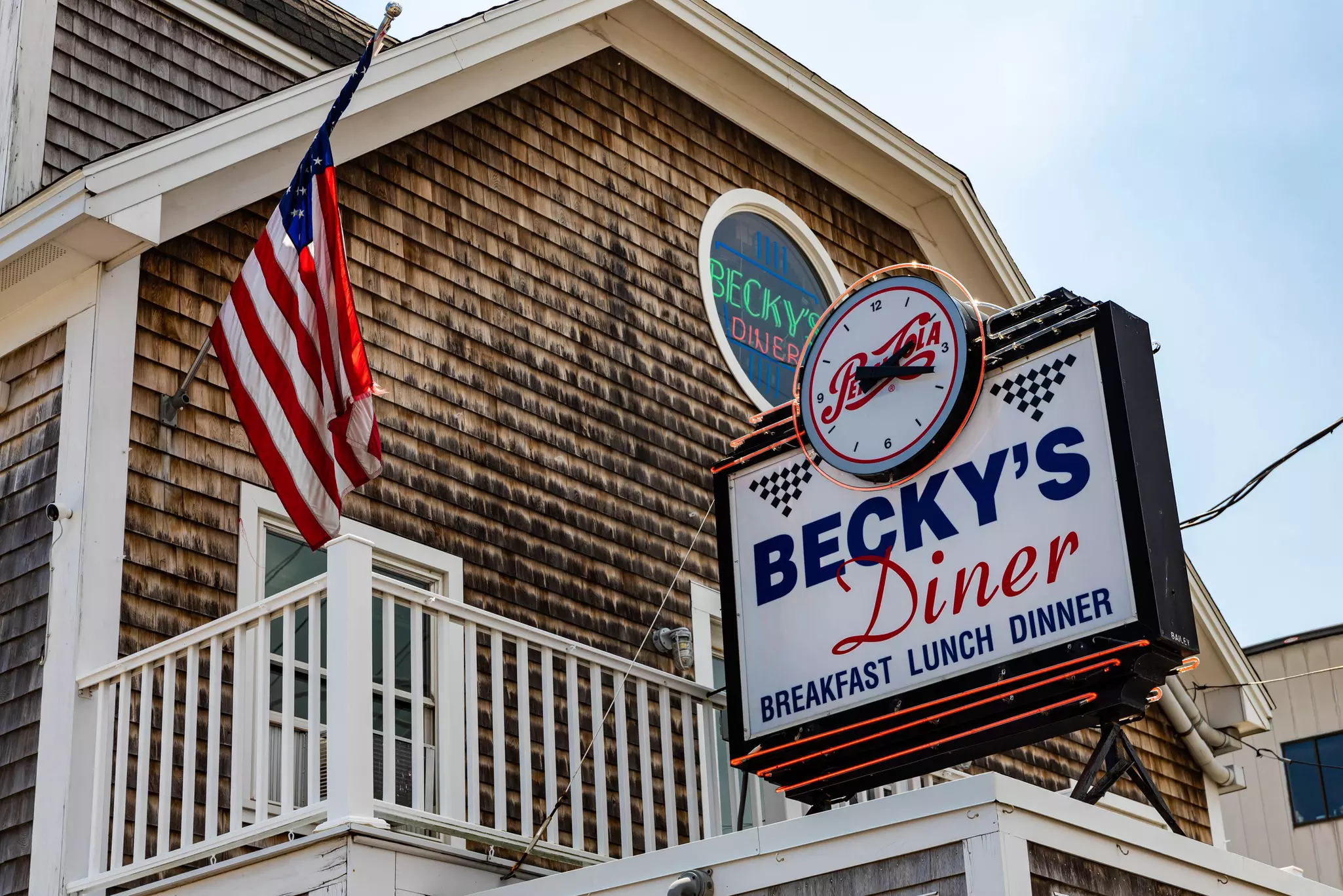 Becky's Diner in Portland, Maine.