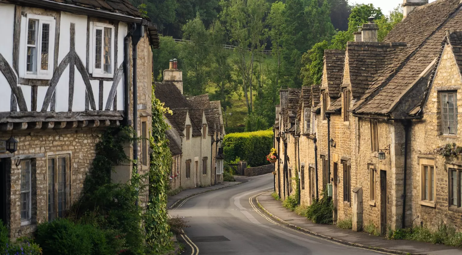 Castle Combe is a village and civil parish within the Cotswolds Area of Outstanding Natural Beauty in Wiltshire, England.