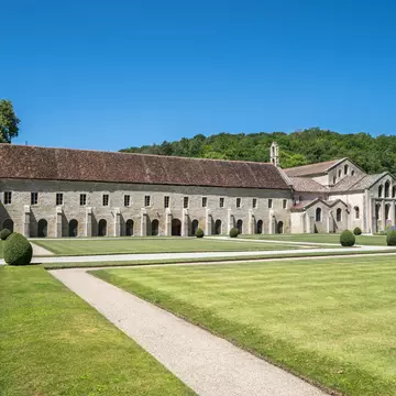 Famous Cistercian Abbey of Fontenay, France