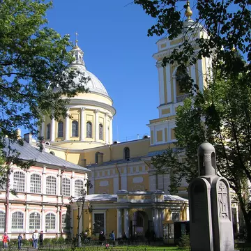 Alexander Nevsky Monastery, named after St Petersburg's patron saint