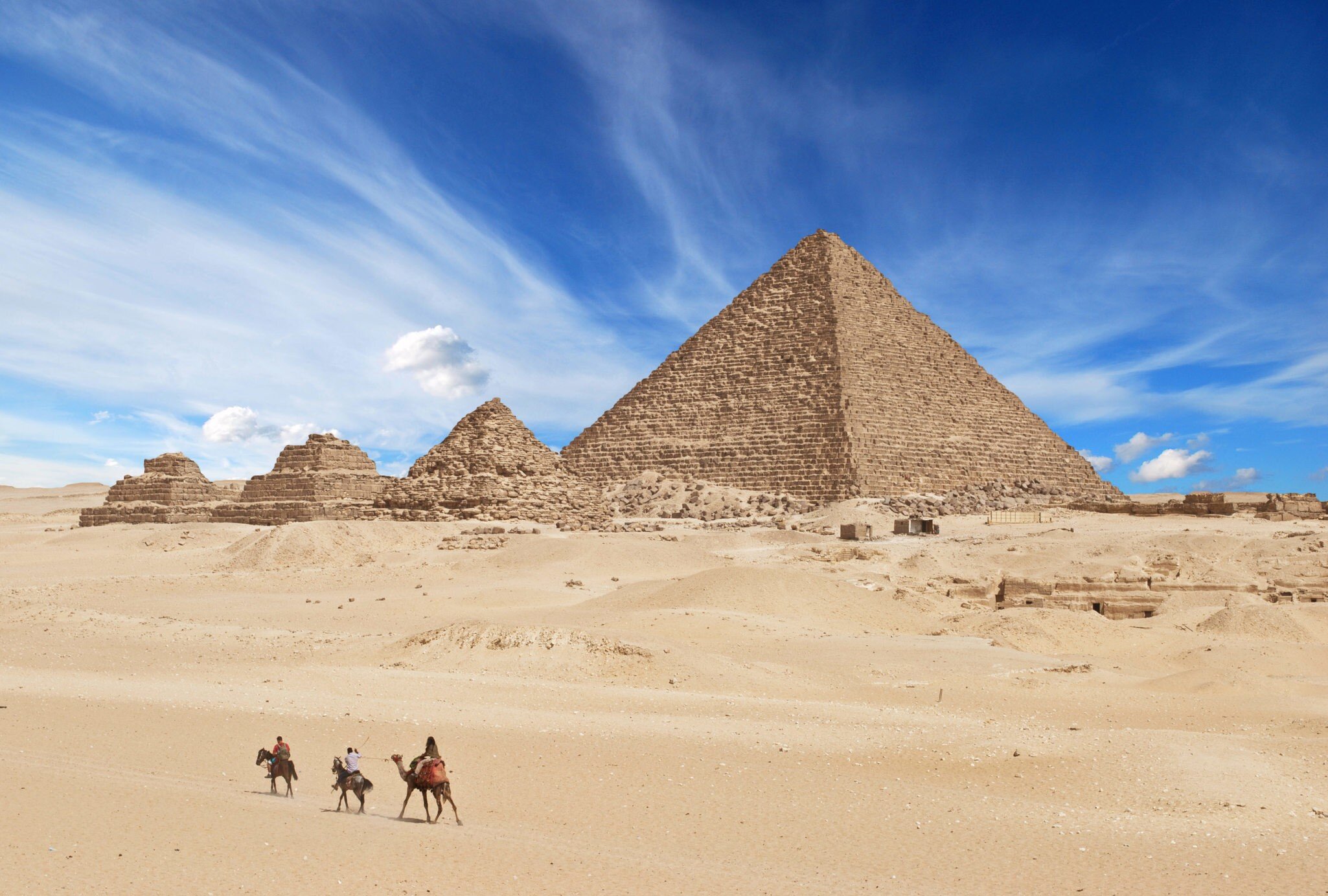 Pyramids in Giza