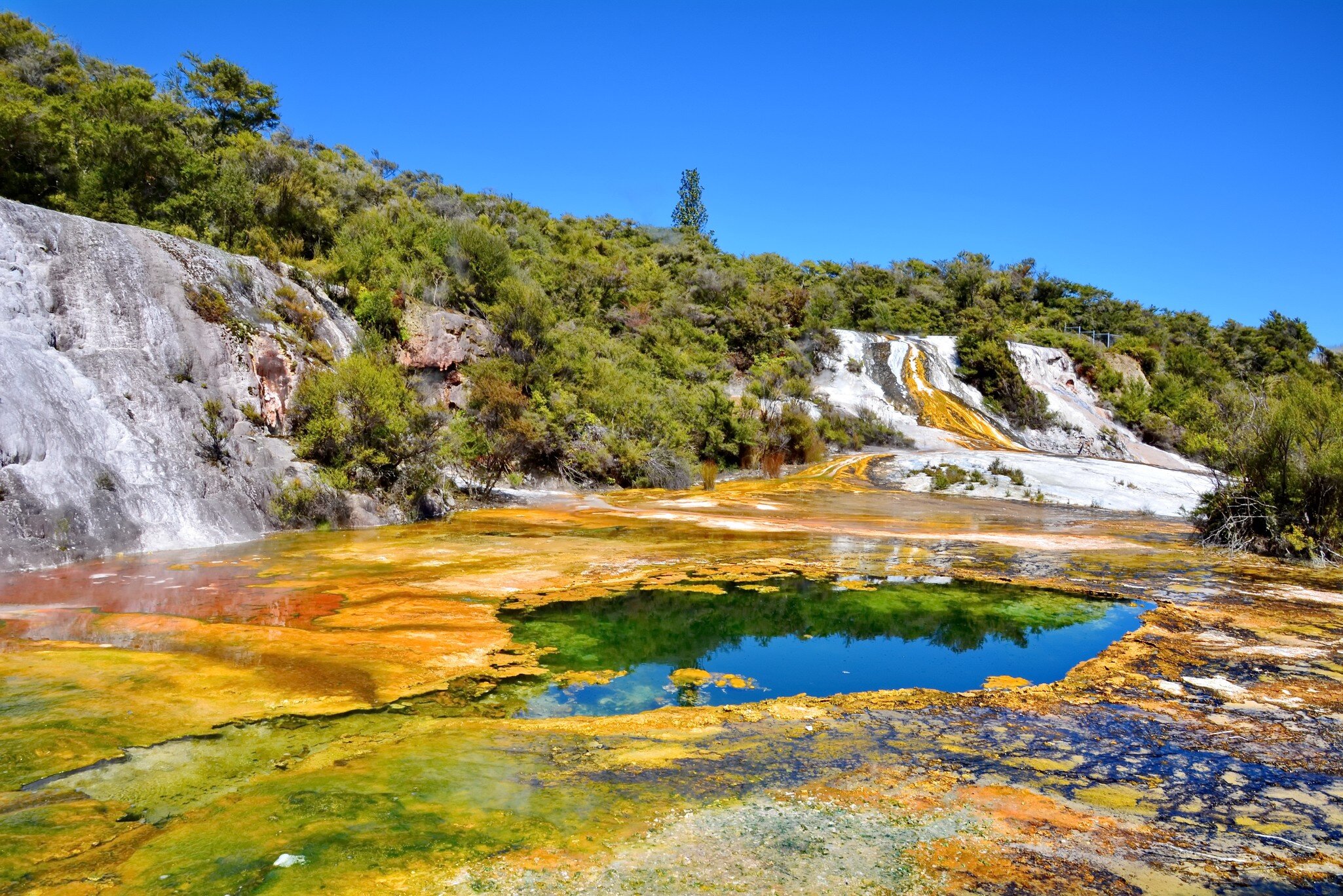 Orakei Korako geothermal park, New Zealand; Shutterstock ID 1029979468;