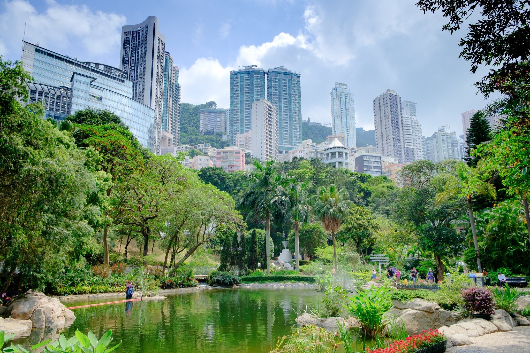 Hong Kong Park in Hong Kong, China.
500px Photo ID: 159400749
Hong Kong, China, Central, Asia, Hong Kong Park, Southeast Asia, East Asia, outdoors, daytime, urban scene, travel, travel destinations, incidental people, contrasts, park, building, pond, water, plant, green, city life