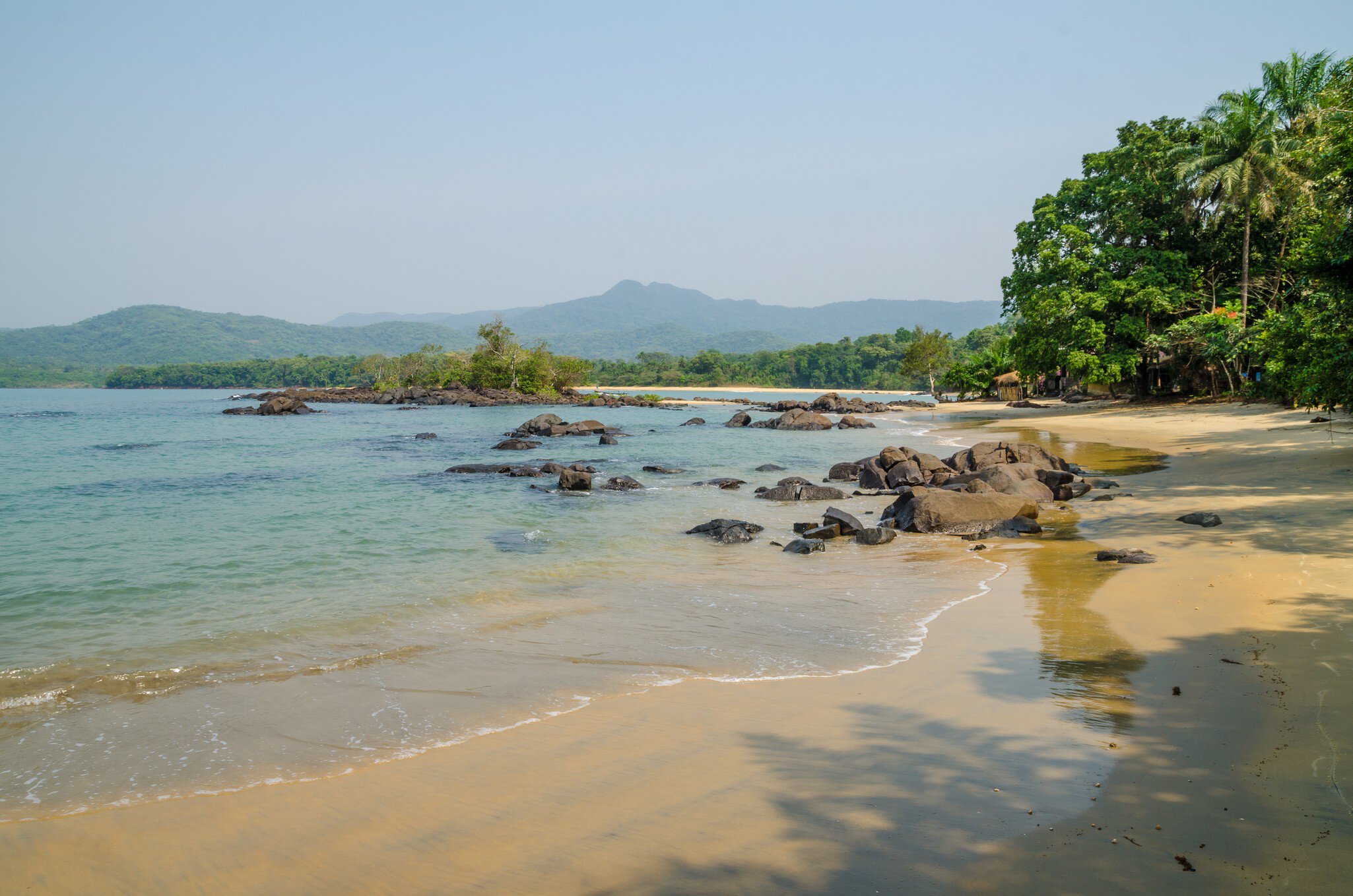 Scenic View Of Tropical Beach In Sierra Leone, Africa 1062540772
coast, holiday, lush, turquoise