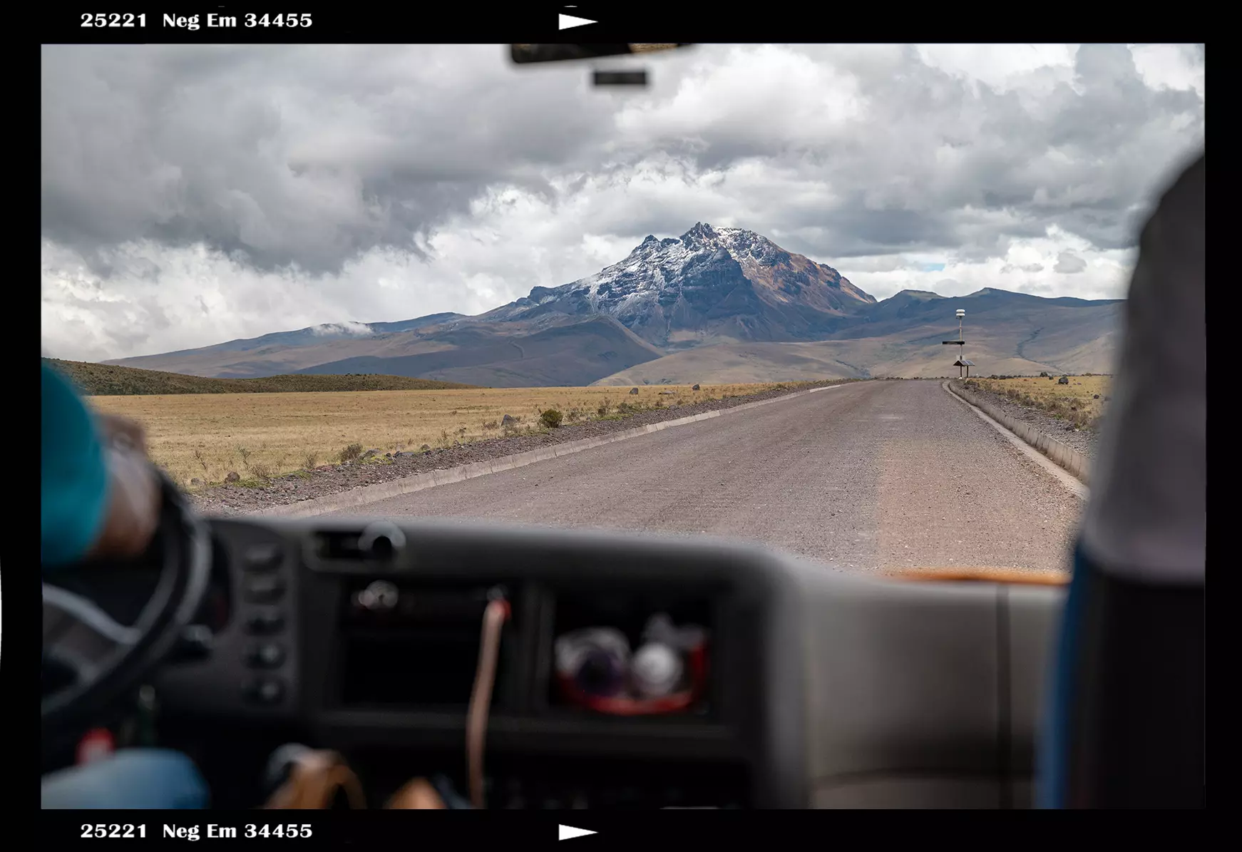 Driving in the Ecuadorian Andes