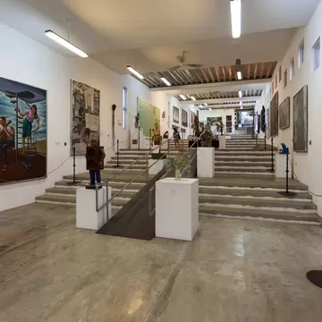 Antipolo City/Philippines - November 2019: Artwork on display inside the Pinto Art Museum; Shutterstock ID 1574366056;