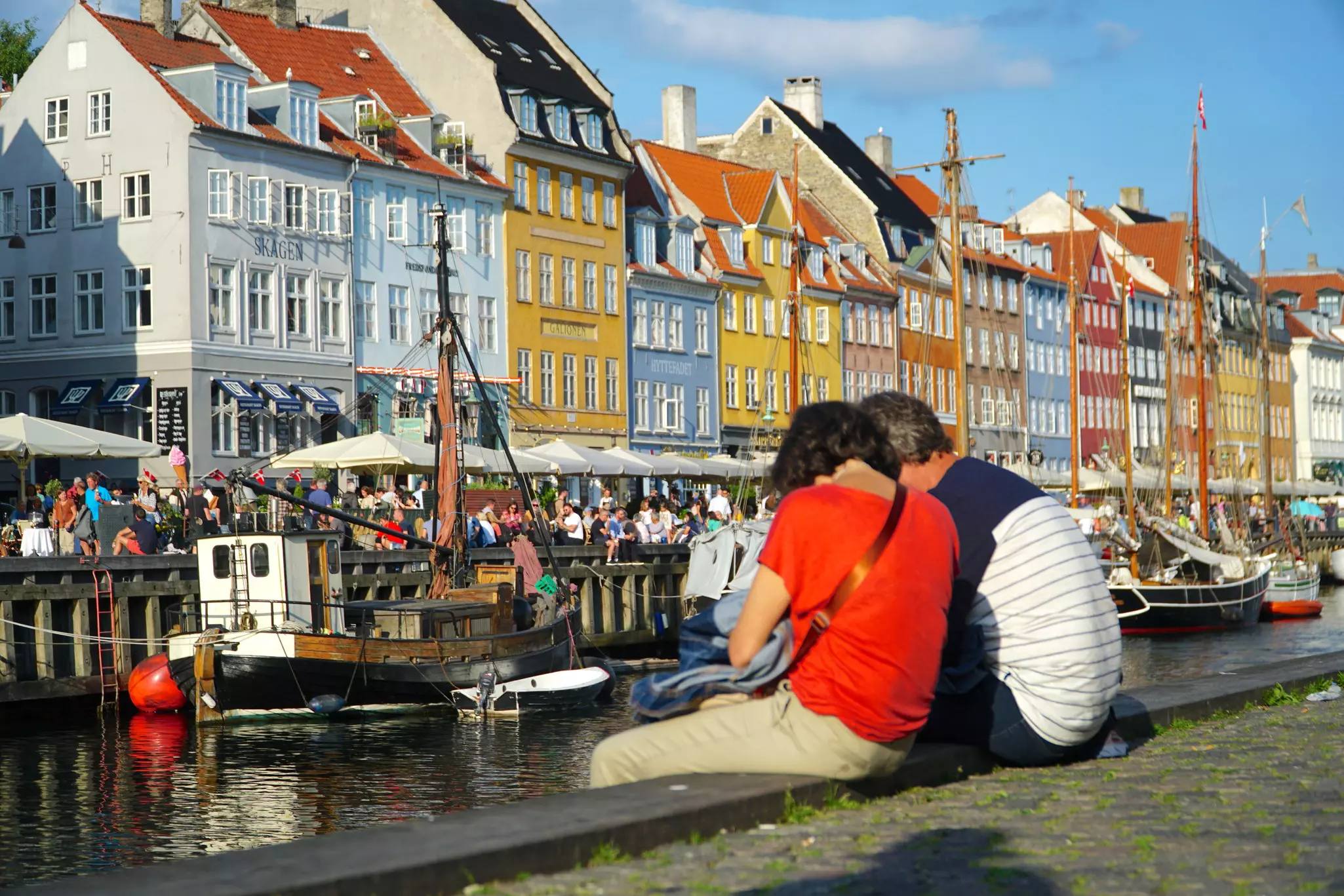 Nyhavn is a 17th-century waterfront, canal and entertainment district in Denmark