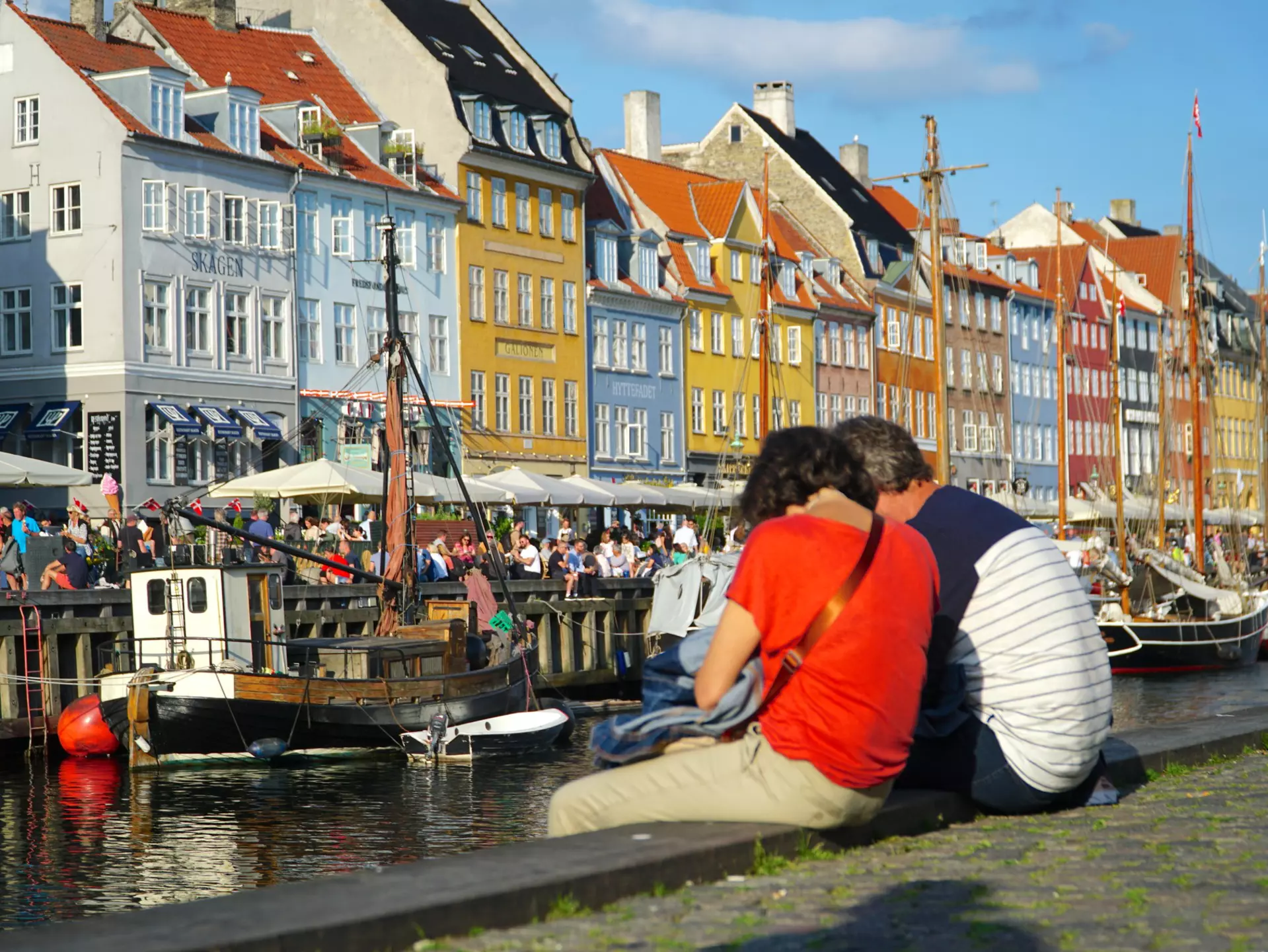 Nyhavn is a 17th-century waterfront, canal and entertainment district in Denmark