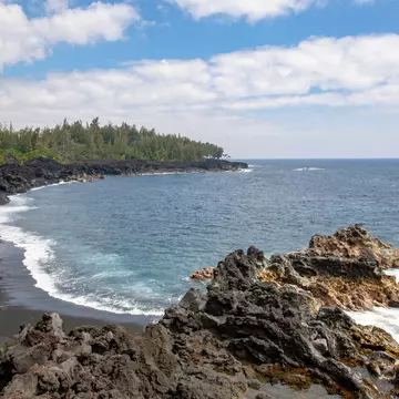 KEHENA BLACK SAND BEACH,Big Island Hawaii