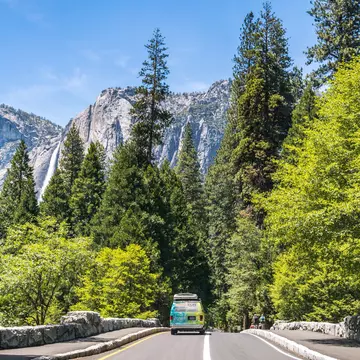 Yosemite National Park in California in the summer. Konoplytska/Shutterstock