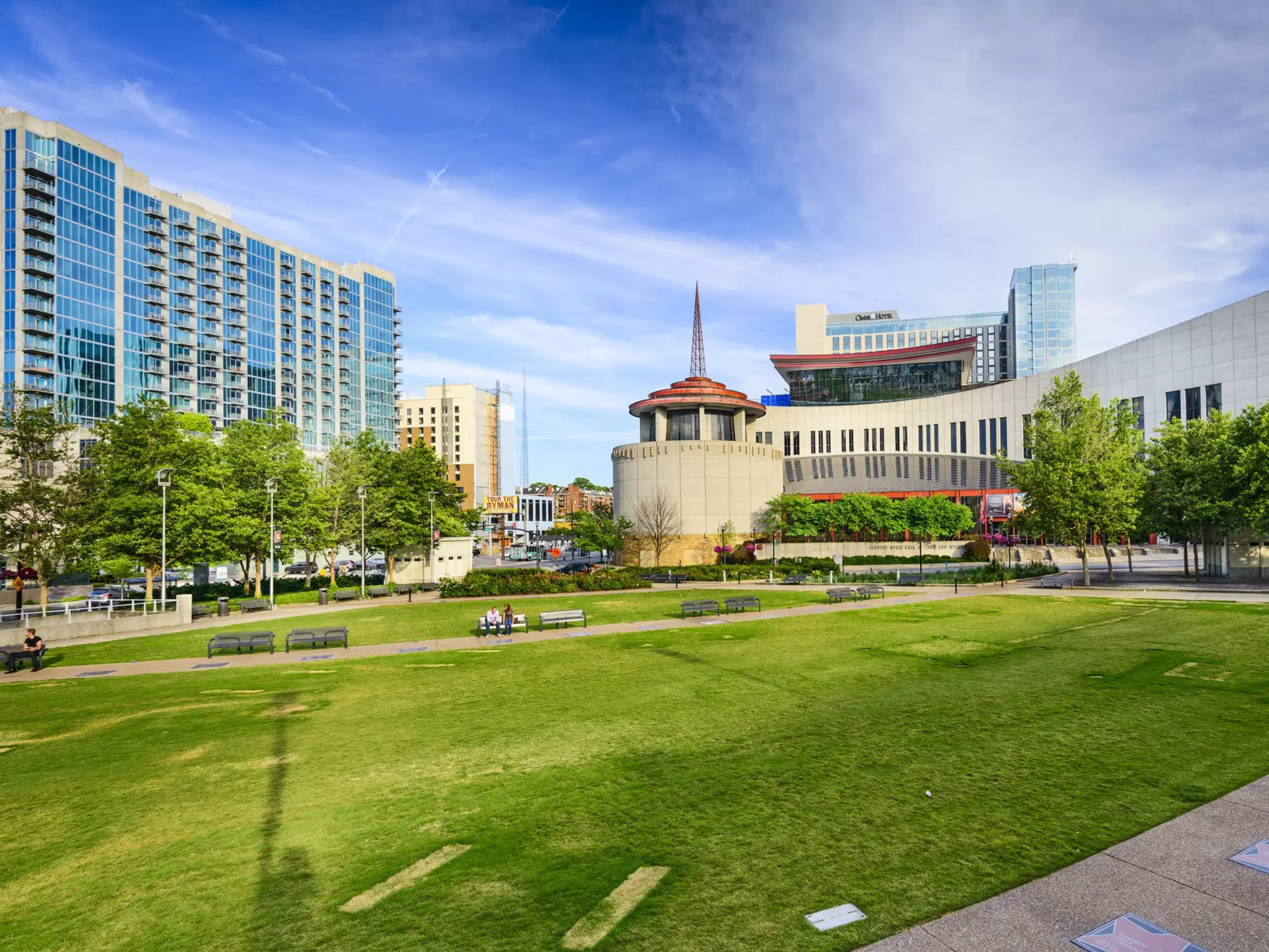 Country Music Hall of Fame viewed from Music City Walk of Fame Park.
architecture, attraction, attractions, buildings, business, city, cityscape, country, culture, destination, district, downtown, fame, famous, financial, hall, landmark, metropolis, metropolitan, modern, museum, music, nashville, of, office, place, scene, scenery, scenic, skyscrapers, southern, tennessee, tn, tourist, travel, urban