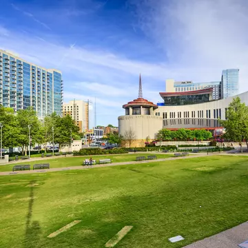 Country Music Hall of Fame viewed from Music City Walk of Fame Park.
architecture, attraction, attractions, buildings, business, city, cityscape, country, culture, destination, district, downtown, fame, famous, financial, hall, landmark, metropolis, metropolitan, modern, museum, music, nashville, of, office, place, scene, scenery, scenic, skyscrapers, southern, tennessee, tn, tourist, travel, urban