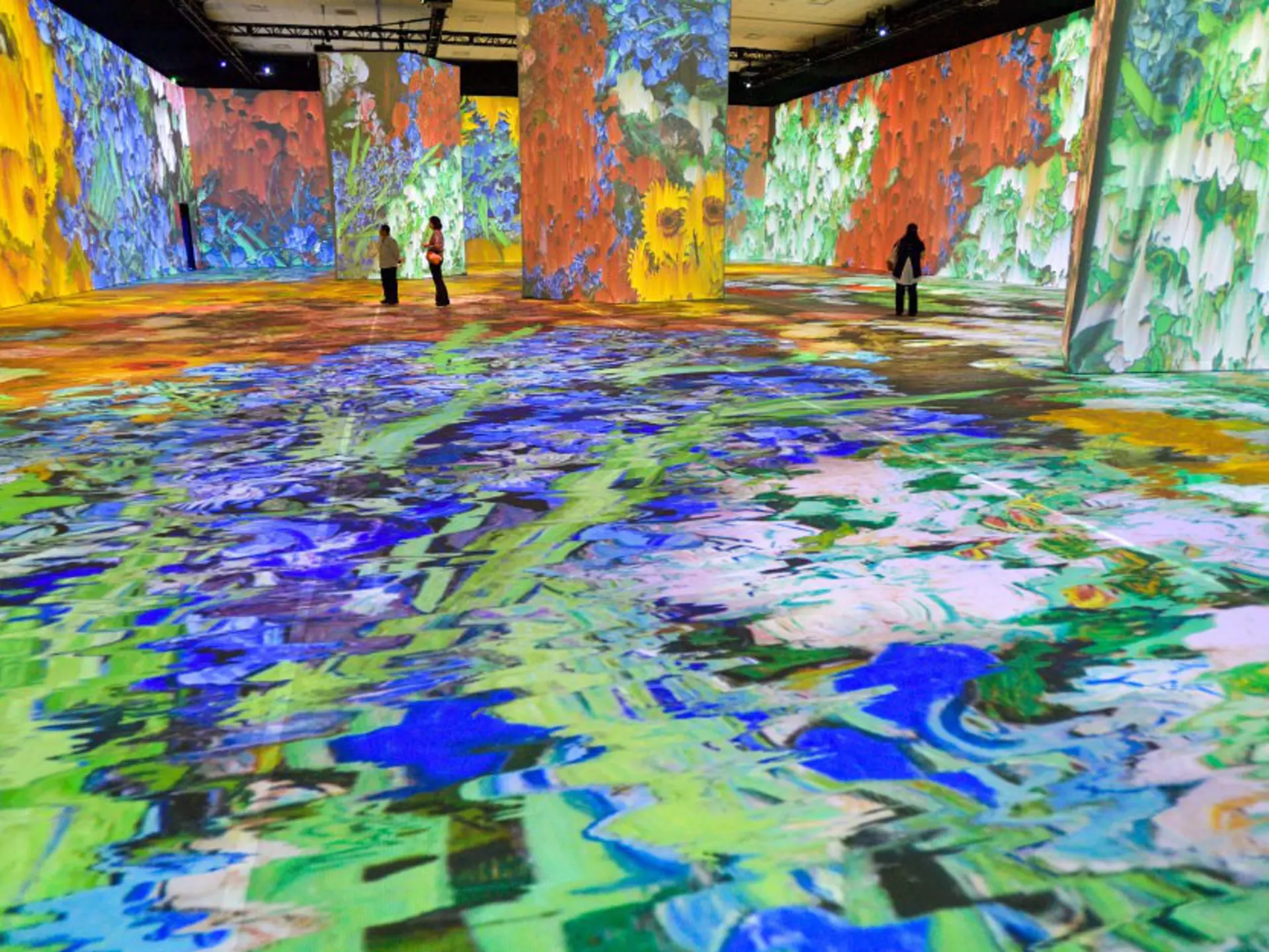 Anaheim, CA - July 19: Visitors check out The Beyond Van Gogh Experience during a media preview at the Anaheim Convention Center in Anaheim, CA, on Monday, July 19, 2021. The mixed media experience featuring the works of Vincent Van Gogh opens on Tuesday, July 20.  (Photo by Jeff Gritchen/MediaNews Group/Orange County Register via Getty Images)
1234064332
van gogh, beyond van gogh experience, orange county, anaheim, vincent van gogh, bestof, topix