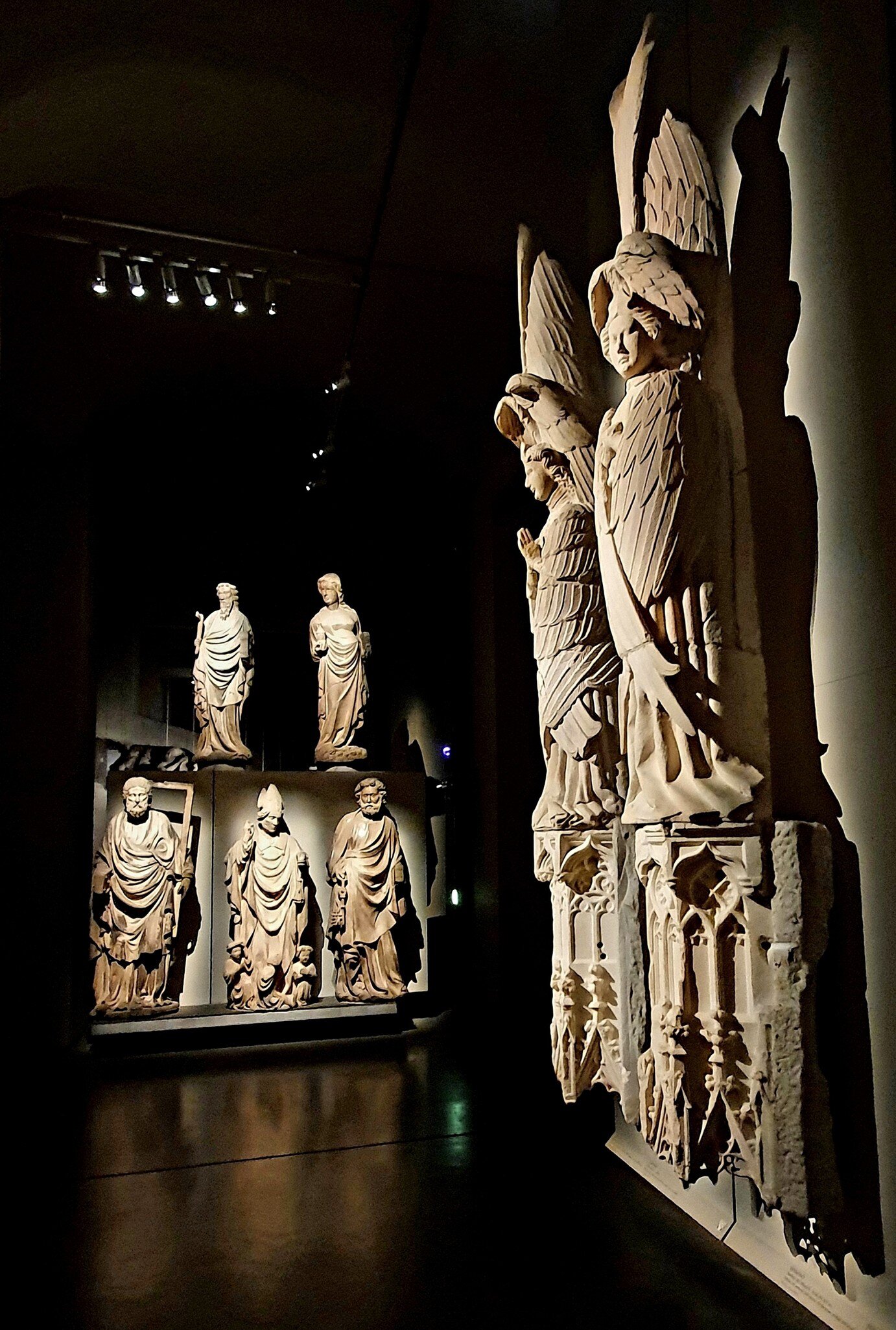 Inside Grande Museo del Duomo di Milano ( Great Museum of the Milan Cathedral) housed inside the Palazzo Reale (Royal Palace) in Piazza del Duomo in Milan.
