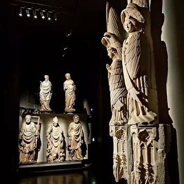Inside Grande Museo del Duomo di Milano ( Great Museum of the Milan Cathedral) housed inside the Palazzo Reale (Royal Palace) in Piazza del Duomo in Milan.