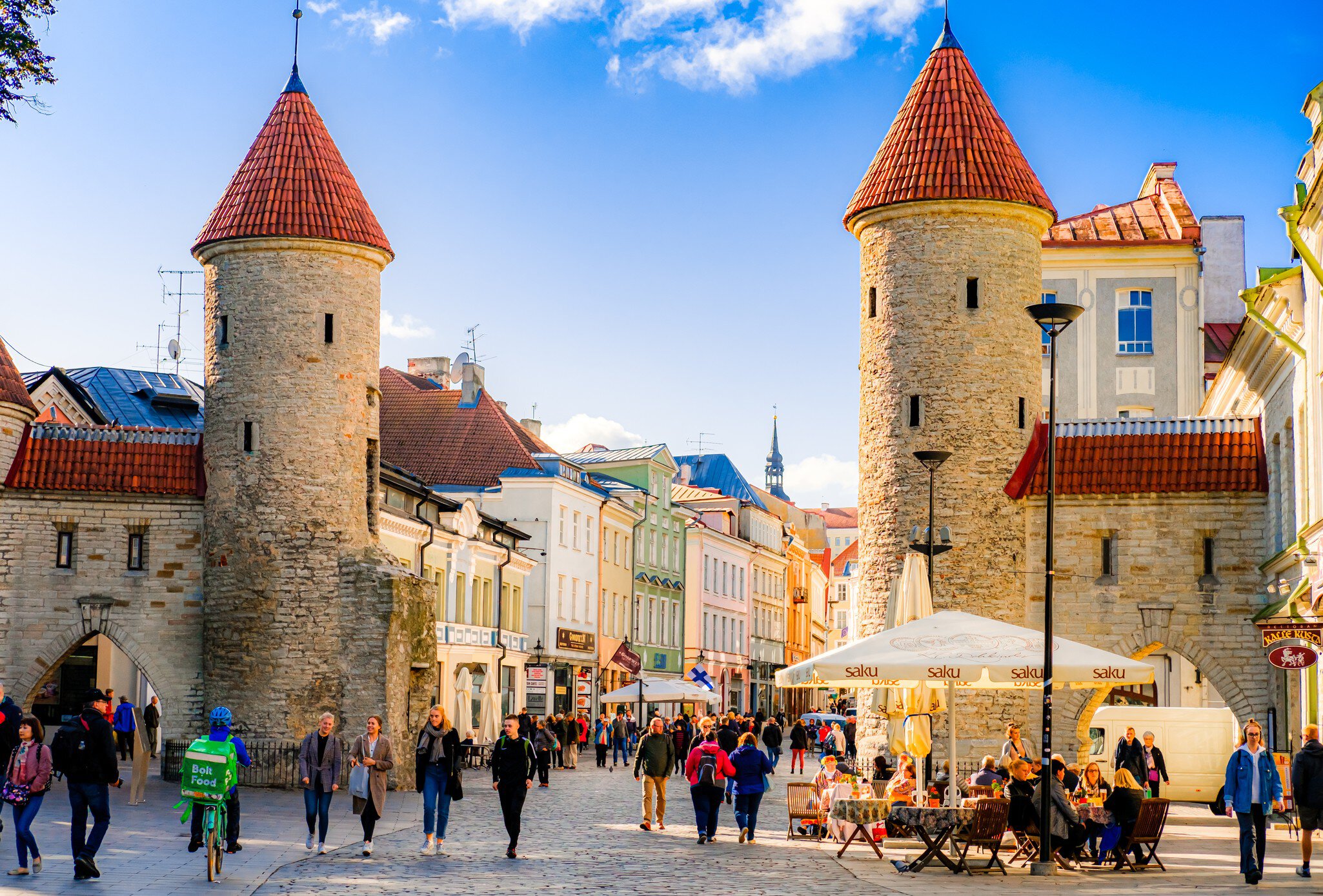 Viru Gate, Tallinn, Estonia