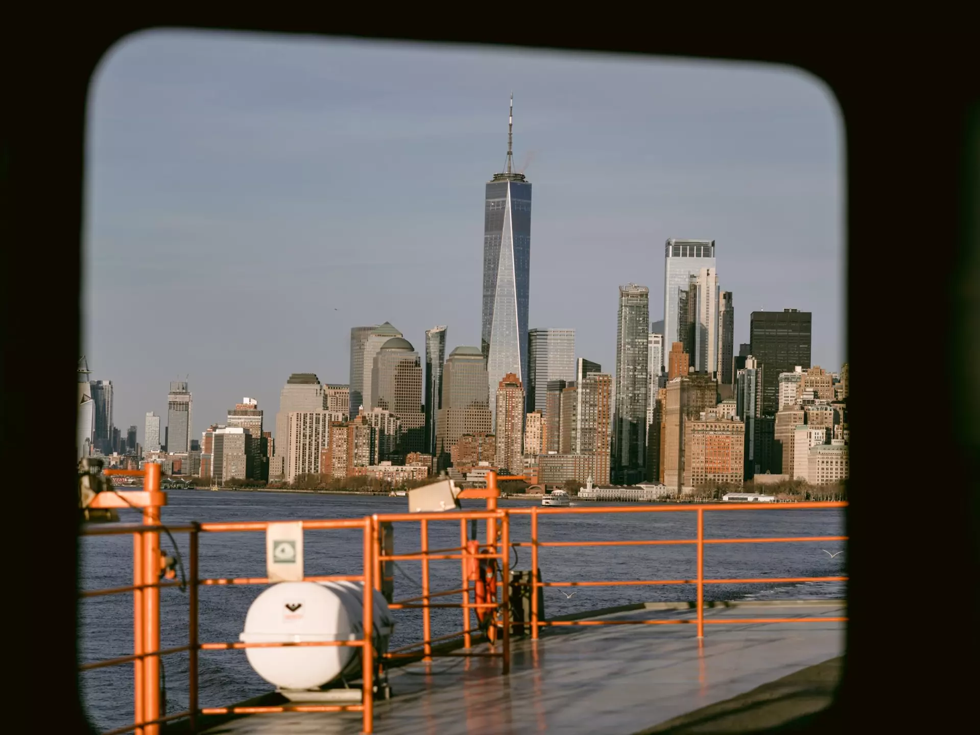 Manhattan view from Staten Island Ferry. Iryna Horbachova/Shutterstock