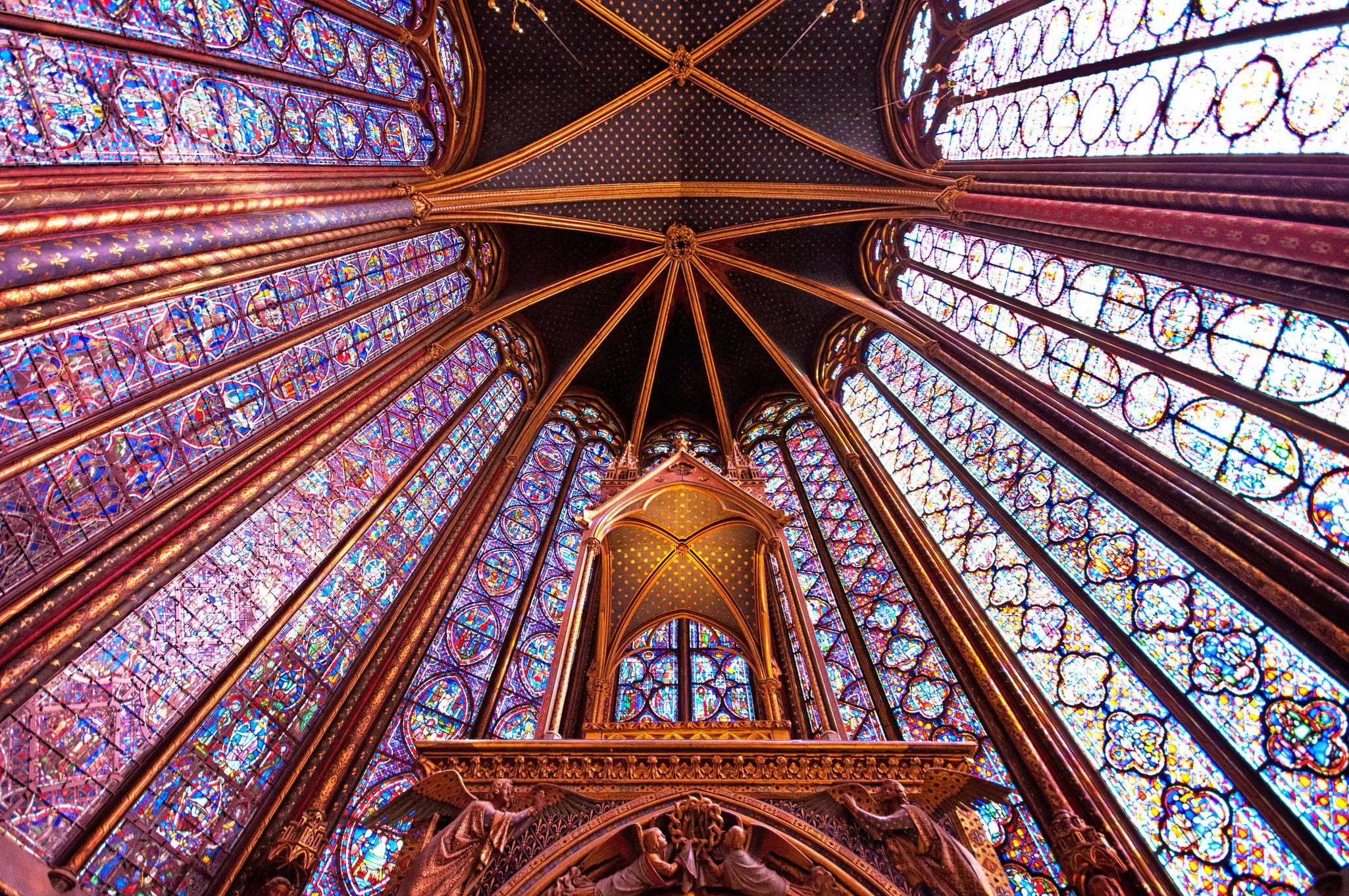 Interior of the Saint Chapelle