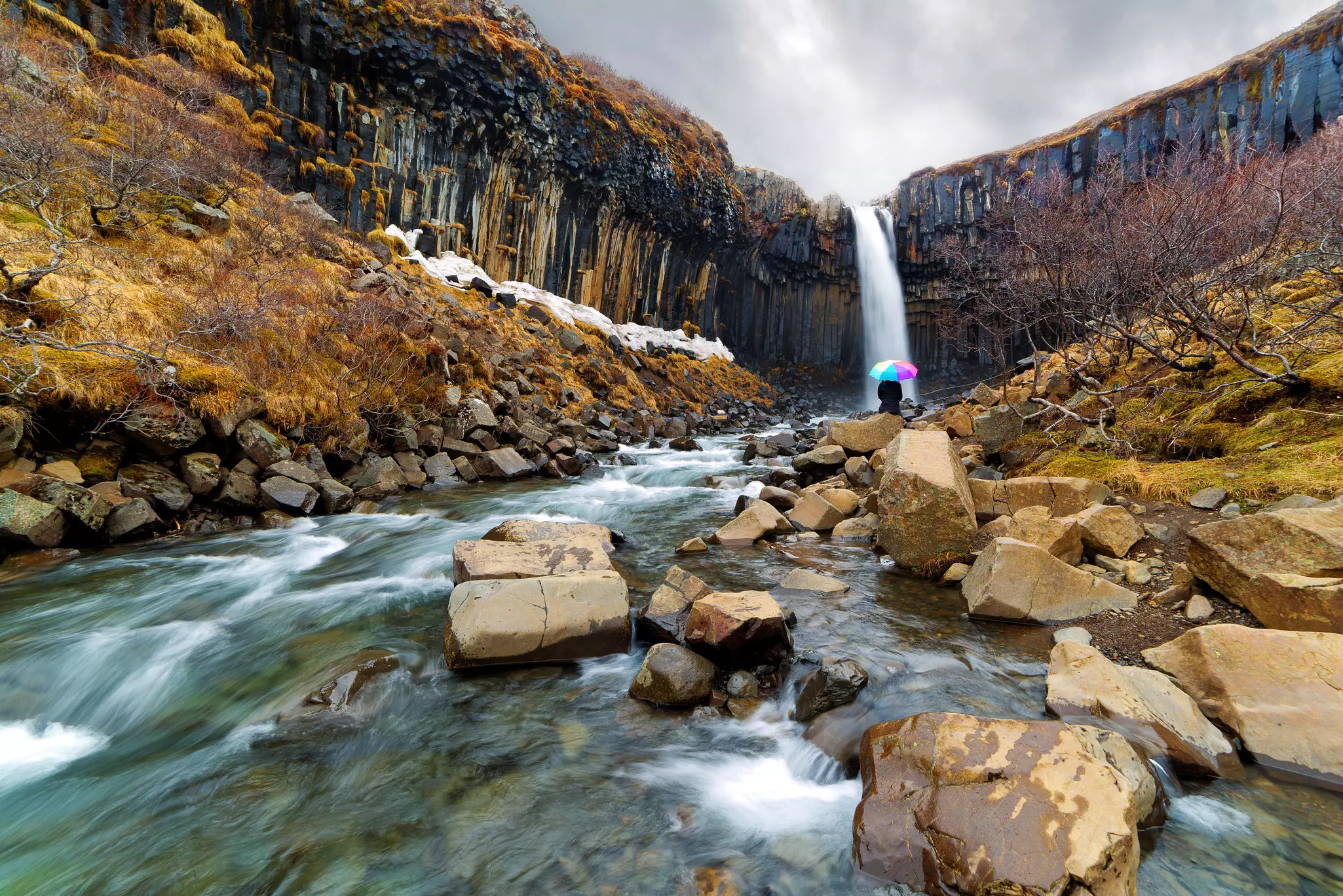 Svartifoss. Anna Gorin/Getty Images