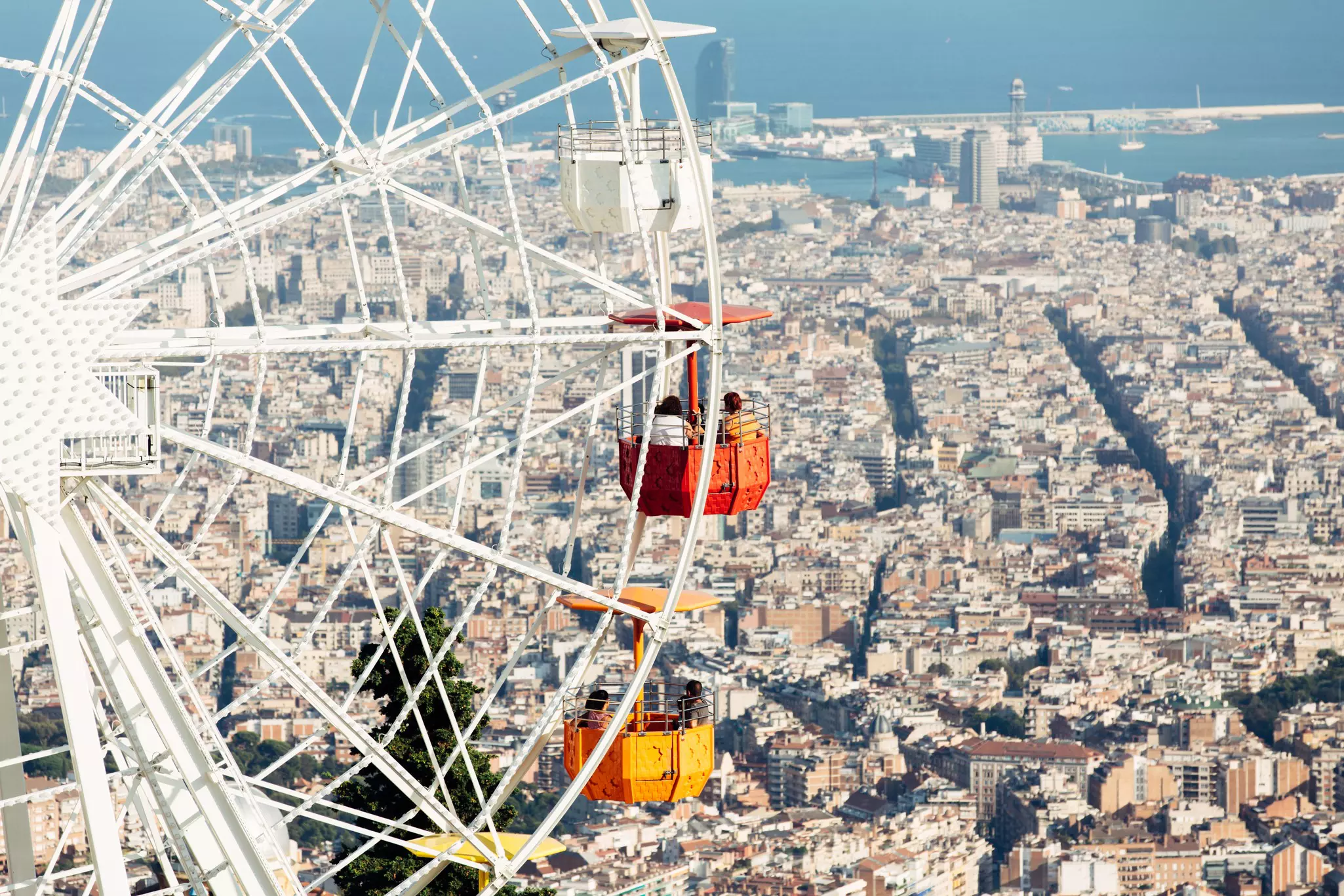 Head to Tibidabo for fair rides and mind-boggling views © Alexander Spatari / Getty Images