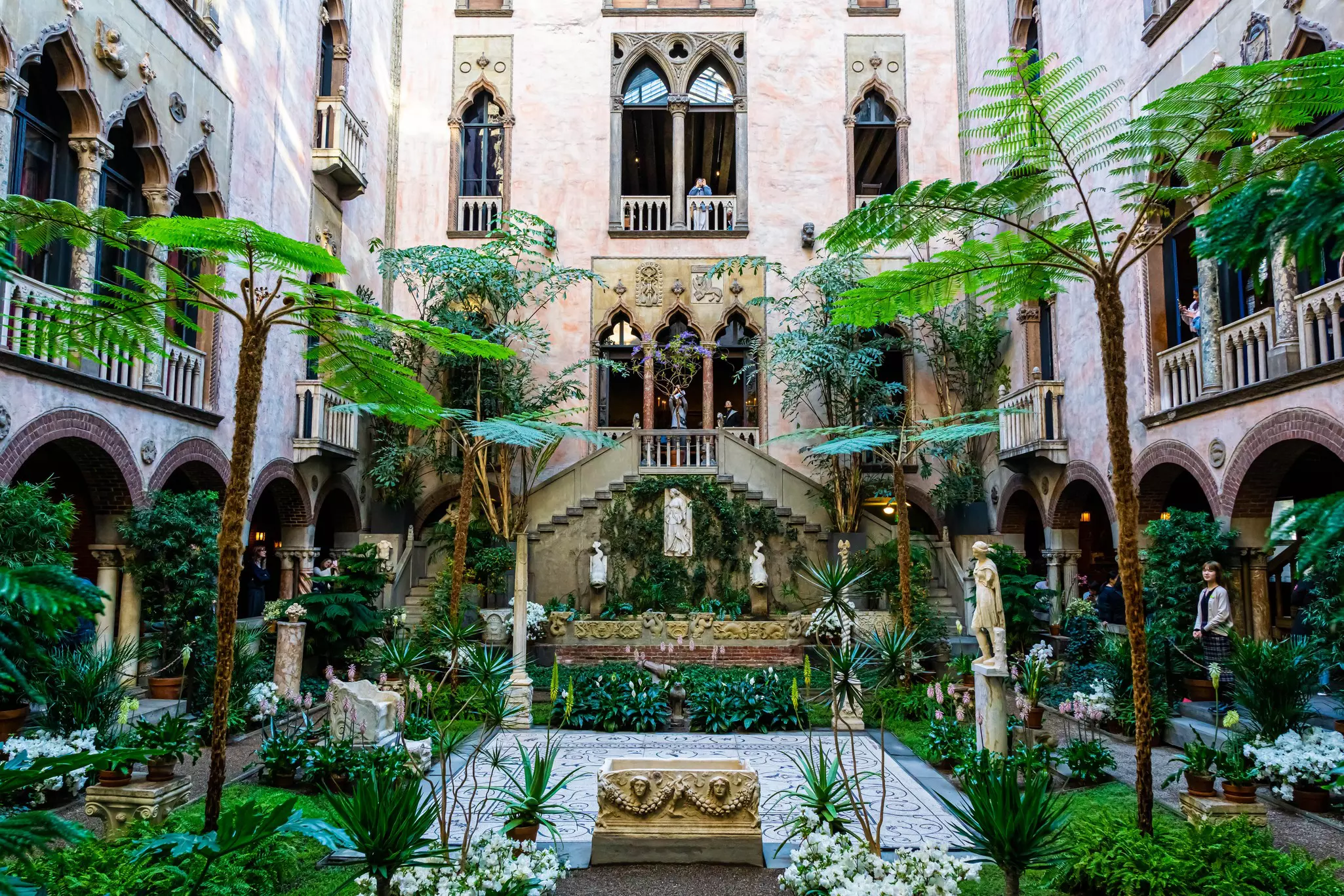 Boston MA USA - circa Feb 2020 - Interior of Isabella Stewart Gardner Museum  License Type: media  Download Time: 2021-03-22T15:48:38.000Z  User:   Is Editorial: Yes  purchase_order: