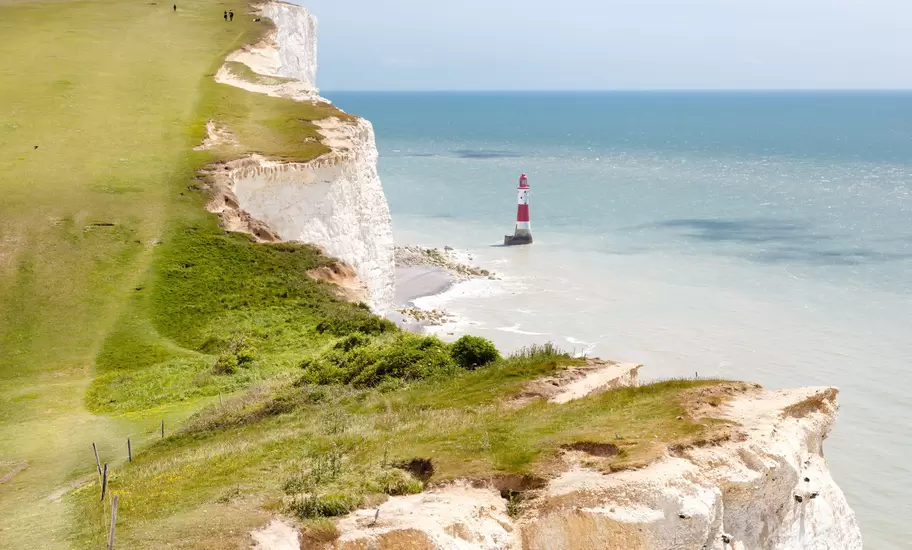 Beachy head lighthouse, East Sussex, English South coast.  