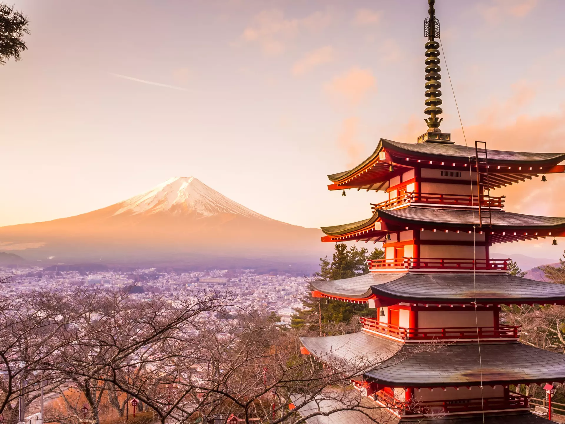 Mount Fuji at Kawakuchiko lake in Japan © f11photo / Shutterstock