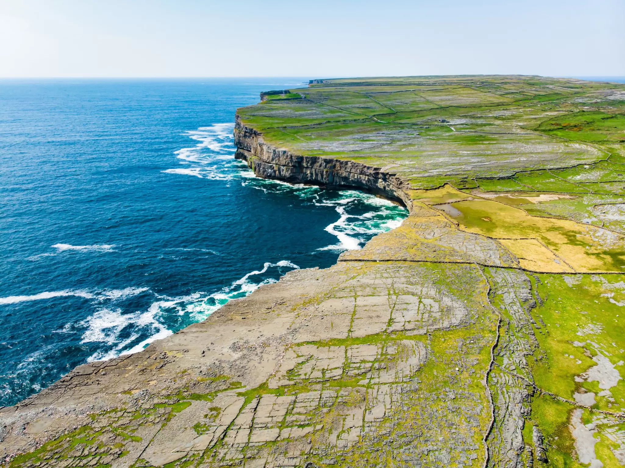 Inishmore, the largest of the Aran Islands off the coast of Galway, Ireland